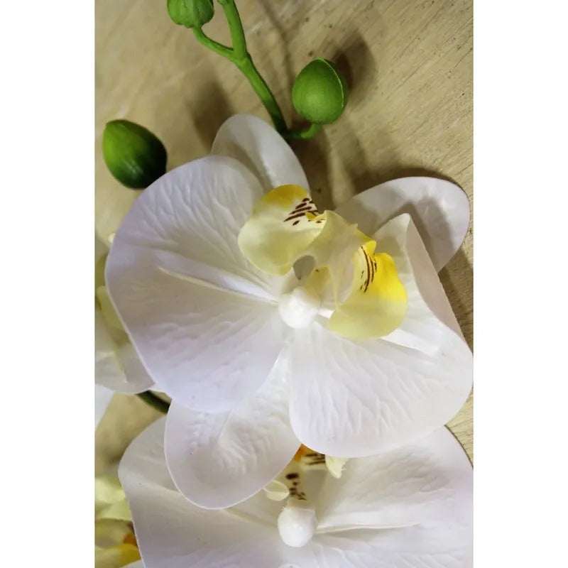 Real Touch White Orchid Spray