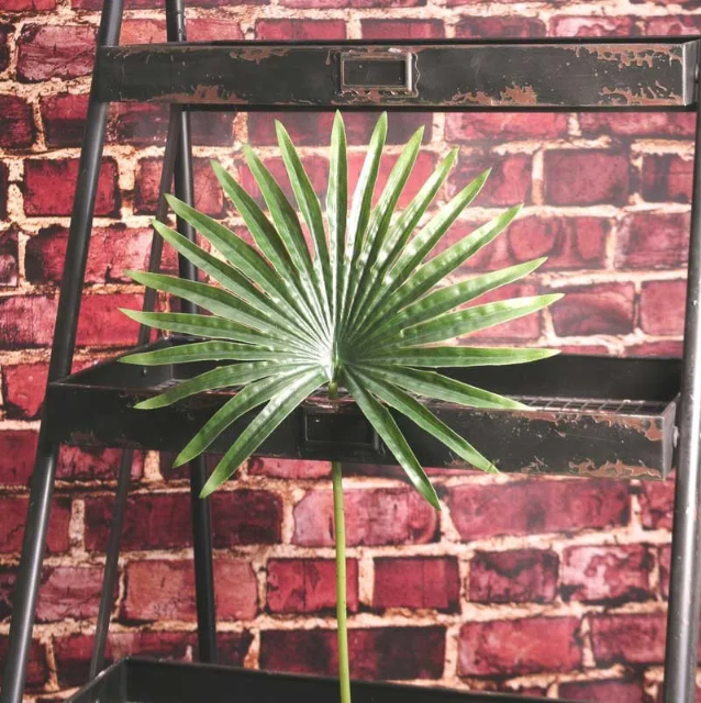 50cm Real Touch Fan Palm Green (24/288)